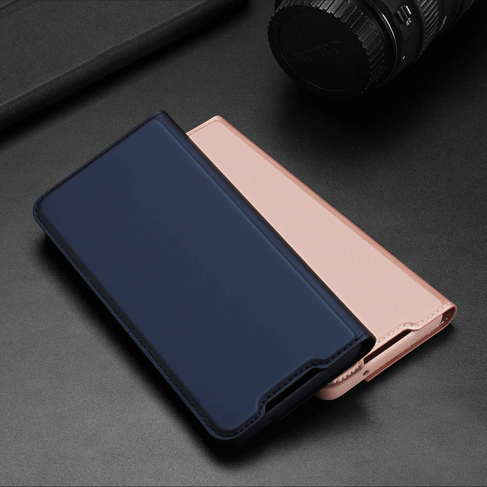 Dux Ducis Skin Pro Holster Cover Flip Cover pro Samsung Galaxy S22 + (S22 Plus) modrý