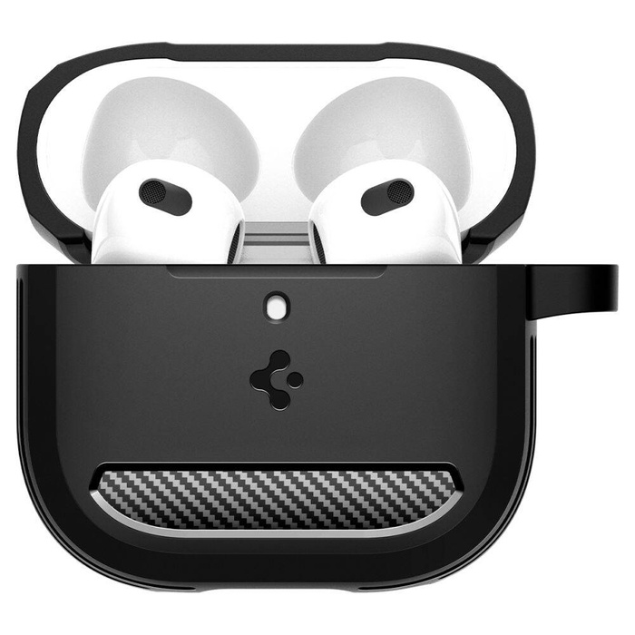 Spigen Rugged Armor Apple MATTE AIRPODS 4 NEGRO