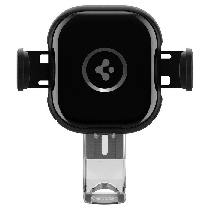 Support Spigen Uts12w Onetap Universal Vent Car Mount Wireless Charger Noir