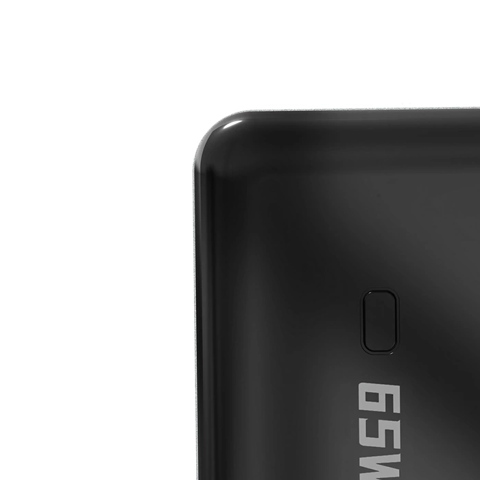 Dudao K65 Powerbank with USB-A / USB-C Display 20000mAh 65W - Black