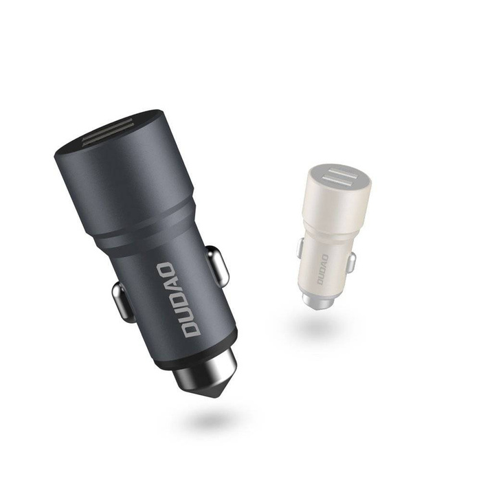 Dudao Autoladegerät 2x USB 3.1A grau (R5 grau)
