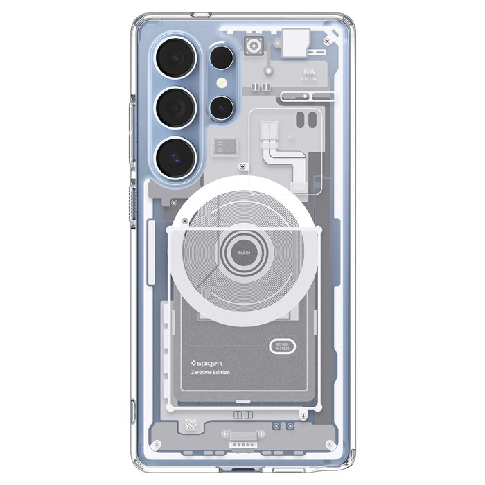 Hülle Spigen Ultra Hybrid Mag MagSafe GALAXY S25 ULTRA ZERO ONE WEISS