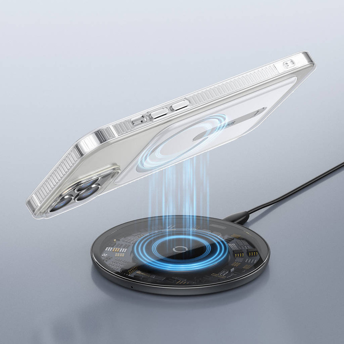 Baseus magnetic case, Magnetic Phone Case iPhone 13 Pro (6.1 &quot;2021) transparente