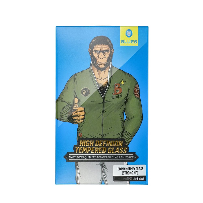 Szkło Hartowane 5D Mr. Monkey Glass - Apple iPhone 15 Plus / 16 Plus czarny (Strong HD)