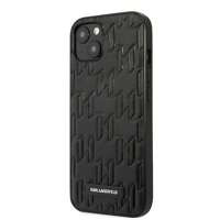 Hülle KARL LAGERFELD Apple iPhone 13 Mini-Monogramm-Plakette Schwarz Hartcase