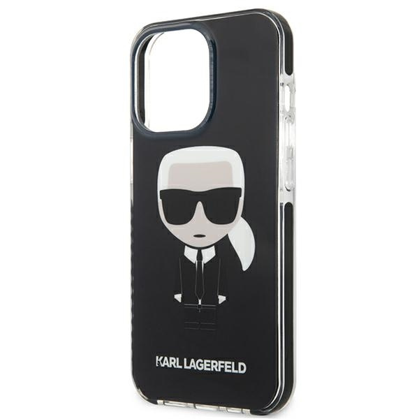 Case KARL LAGERFELD Apple iPhone 13 13 Pro Iconik Karl Black Hardcase