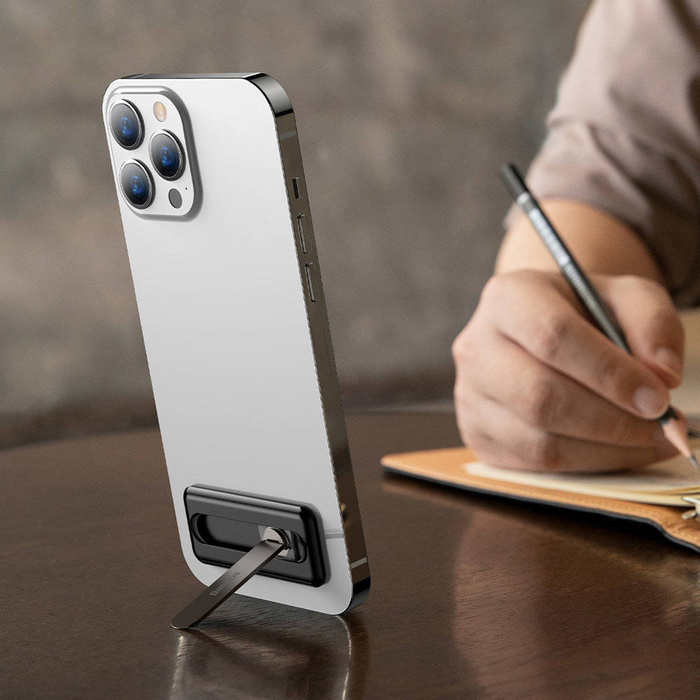 Supporto per telefono pieghevole autoadesivo Baseus nero (LUXZ000001)