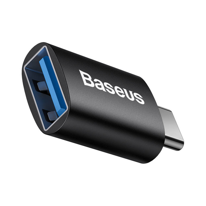 Baseus Série Ingenuity Mini Adaptateur OTG Type-C vers USB-A 3.1 Noir