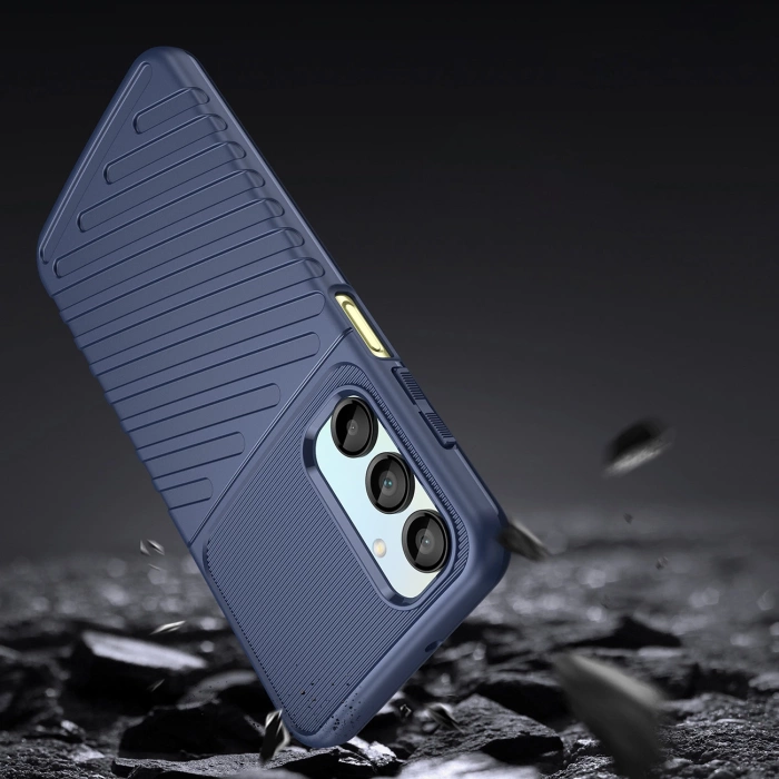 Thunder Case für Samsung Galaxy A56/A36 Silikon Panzerhülle - Blau