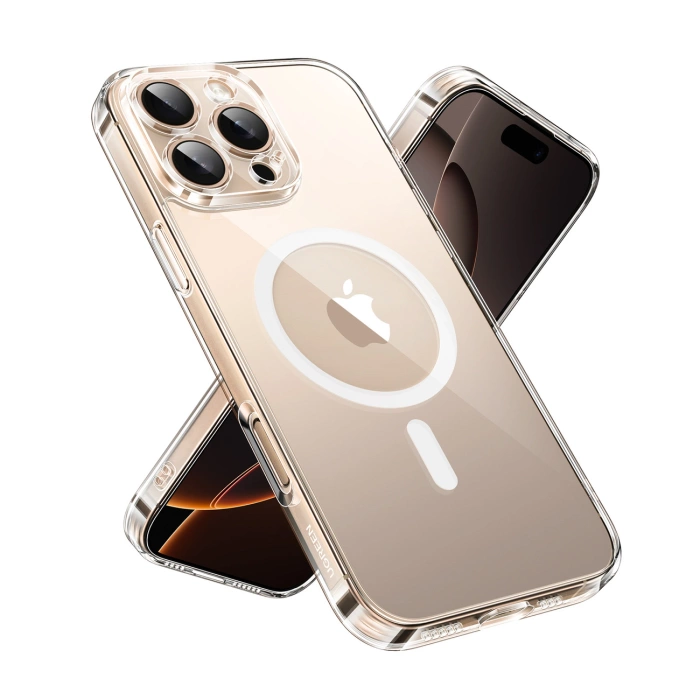 Ugreen Classy Clear Magnetic Case for iPhone 16 Pro - Transparent
