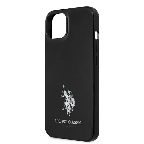 Černé pevné pouzdro s logem US Pouzdro Apple iPhone 13 Mini Horses