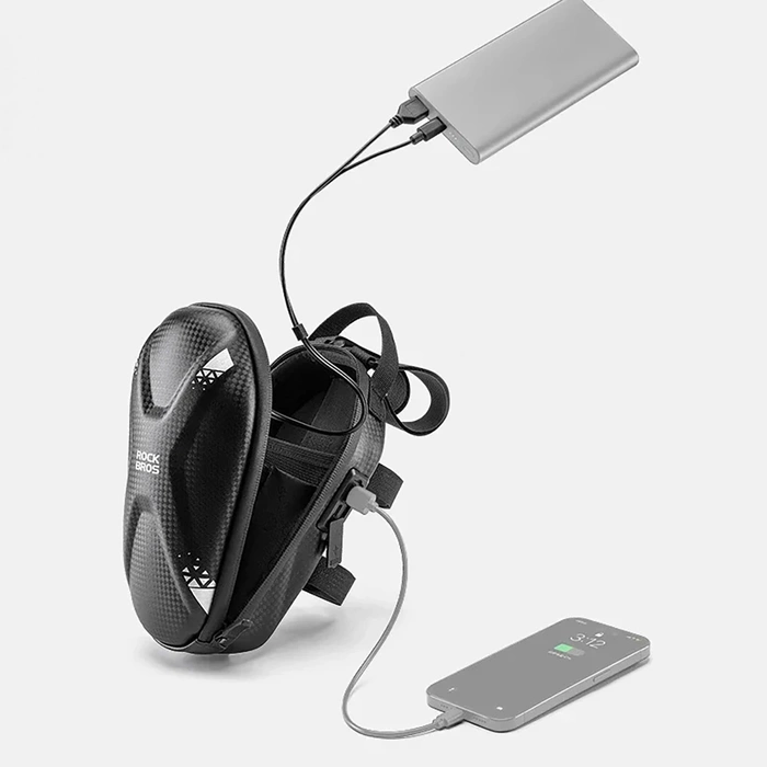 Rockbros bag 3011006301 for the handlebar of a bicycle or scooter 1.3 l - black