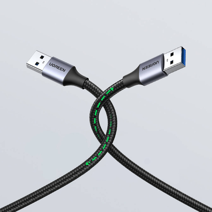 Ugreen cable USB cable - USB 3.0 5Gb/s 0.5m gray (US373)