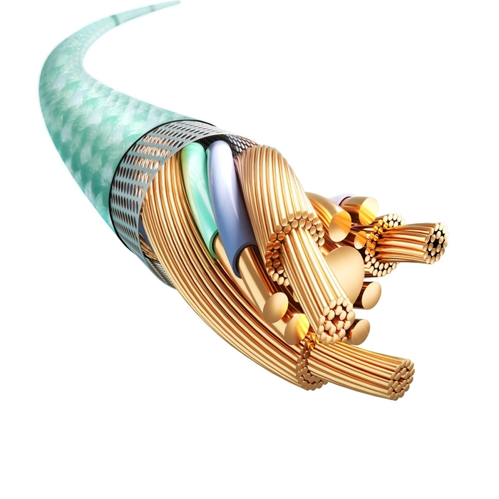 Joyroom Multi-Color Series SA34-AL3 Câble USB-A / Lightning 3A 1m - vert