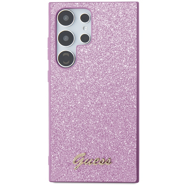Etui Guess GUHCS24LHGGSHU Samsung Galaxy S24 Ultra S928 fioletowy/purple hardcase Glitter Script Case