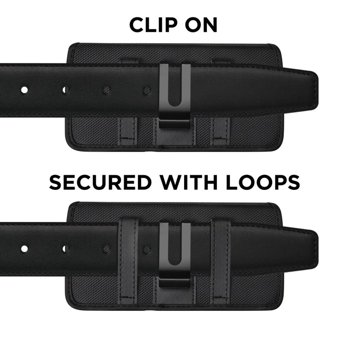 TECH-PROTECT SM90 UNIVERSAL PHONE HOLSTER POUCH 5.8-6.8 INCH BLACK