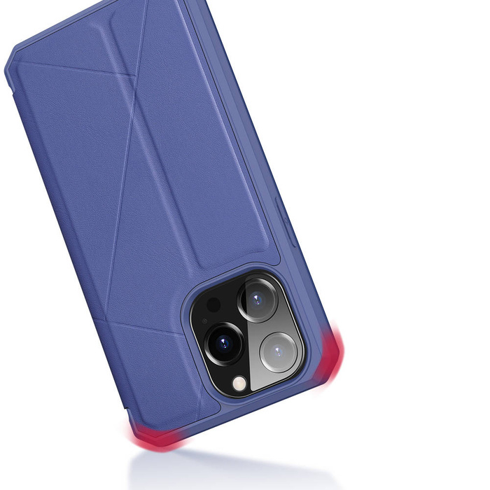 Custodia tipo libreria DUX DUCIS Skin X per iPhone 13 Pro blu