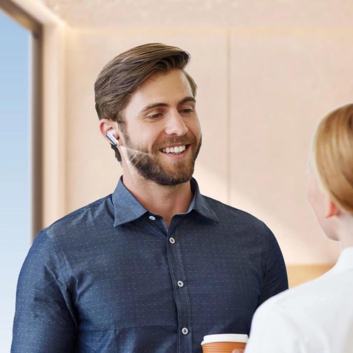 Joyroom Funpods JR-FN2 In-Ear-TWS-Kopfhörer mit Bluetooth 5.4, ANC-Funktion und IP54-Schutz – Weiß