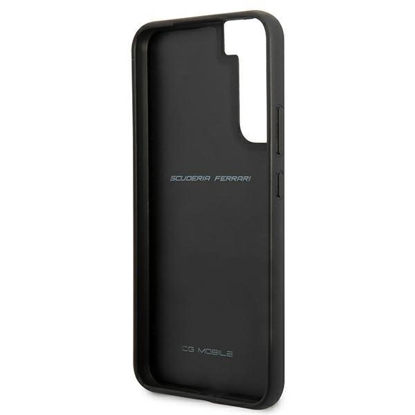 FERRARI Samsung Galaxy S22 Plus On Track Carbon Stripe Black Hardcase Case