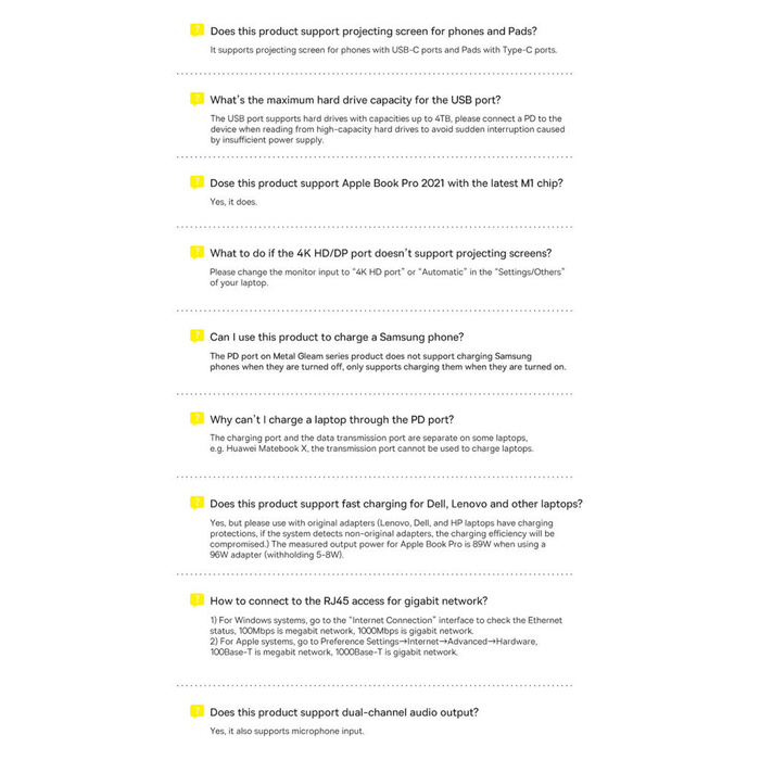HUB multifonctionnel Baseus Metal Gleam USB Type C 12in1 HDMI / DP / USB Type C / minijack 3.5mm / RJ45 / SD (WKWG020213)