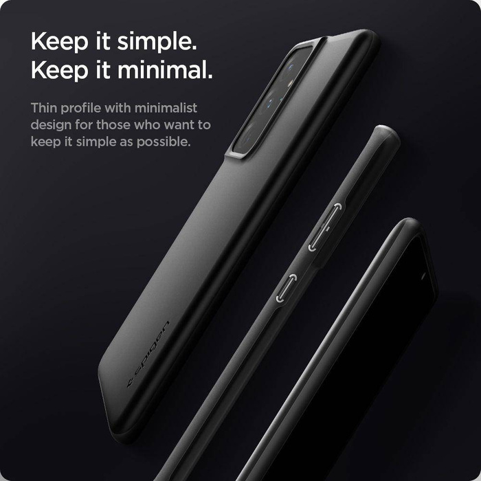 Coque SPIGEN Galaxy S21 Ultra Thin Fit Black Case