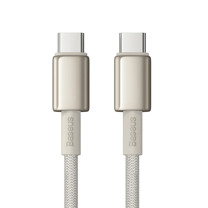 Baseus Tungsten Gold USB-C / USB-C-Kabel 100 W 1 m – Gold