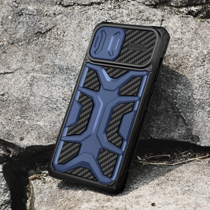 Etui Nillkin Adventurer Case etui do iPhone 13 Pro pancerny pokrowiec z osłoną na aparat czerwony