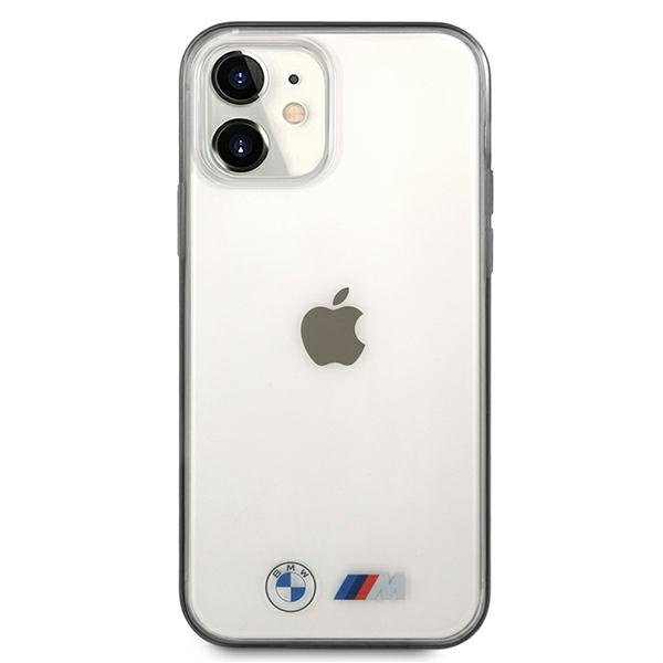 Pouzdro BMW Apple iPhone 12 Mini Sandblast Clear Hardcase