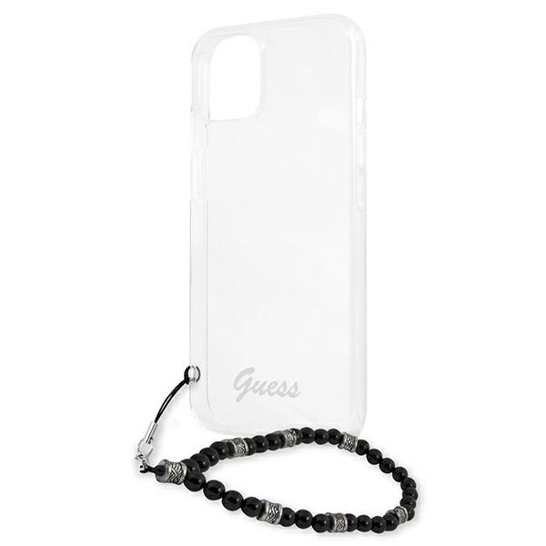 Funda GUESS Apple iPhone 13 Mini Black Pearl Clear Hardcase