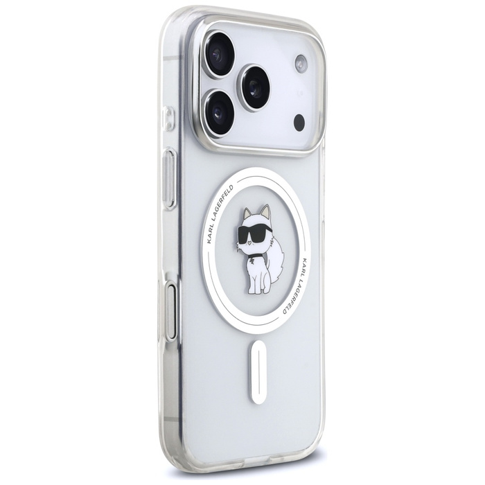 Etui Karl Lagerfeld IML Choupette        MagSafe do iPhone 17 Pro przezroczysty