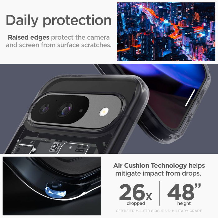 Cover Spigen Ultra Hybrid GOOGLE PIXEL 9 / 9 PRO ZERO UNO