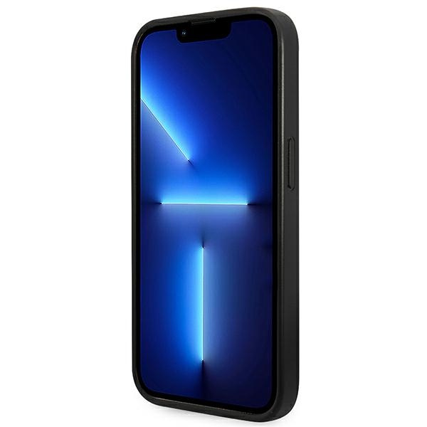 Hülle Guess iPhone 14 Pro 6.1" grau/grau hart case 4G Stripe Kollektion