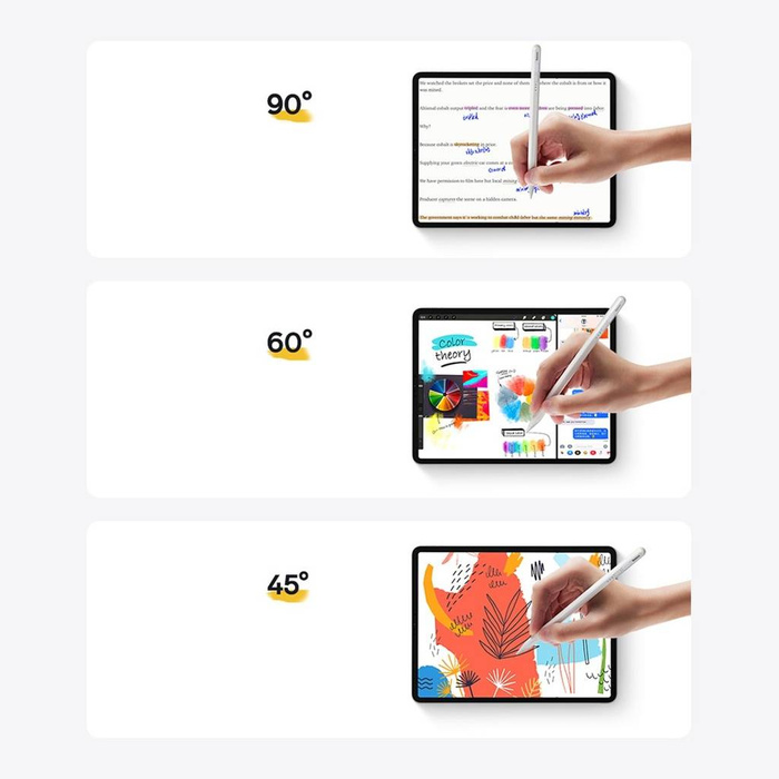 Lápiz óptico activo/pasivo para iPad Baseus Smooth Writing 2 SXBC060302 - blanco