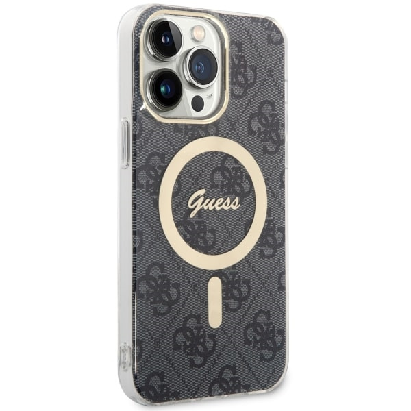 Coque Guess GUHMP14XH4STK iPhone 14 Pro Max 6.7" noir/noircase 4G MagSafe Case