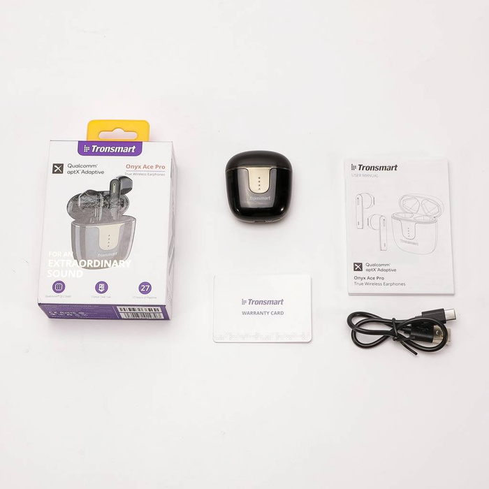 Tronsmart Onyx Ace Pro TWS Bluetooth 5.2 kabelloser Kopfhörer weiß