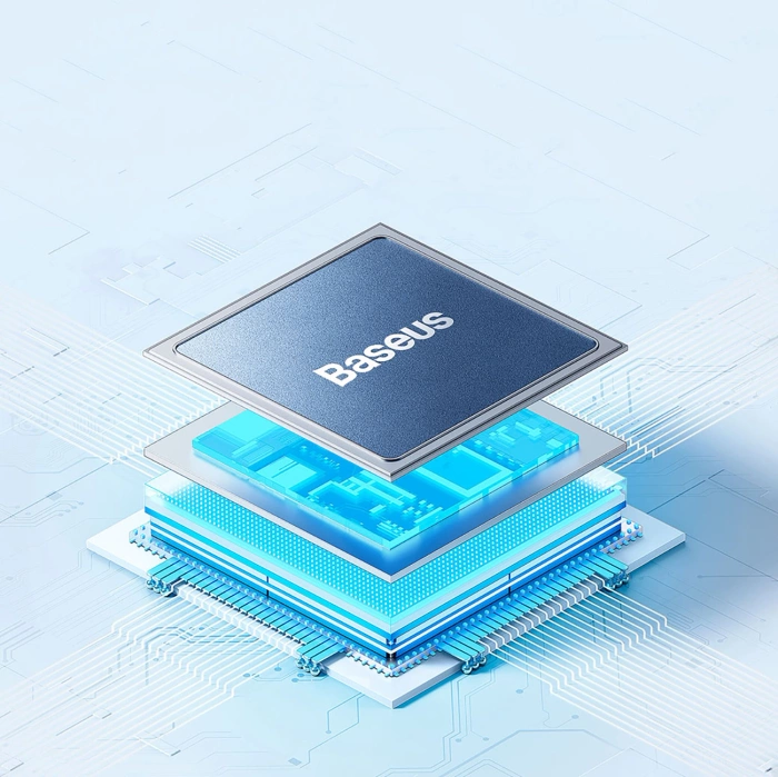 Baseus Airpow 20W 10000mAh Powerbank mit Baseus Simple Series USB-A - USB-C Kabel 30 cm - Weiß