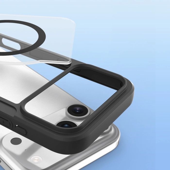 Dux Ducis Skin X Pro Case for iPhone 17 Pro with Wallet, MagSafe Compatible - Black