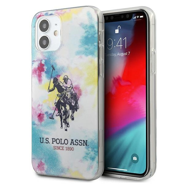 Puzdro US POLO Apple iPhone 12 Mini Tie &amp; Dye Collection USHCP12SPCUSML Viacfarebné puzdro