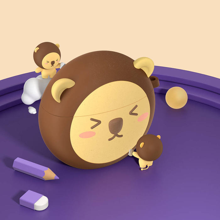 Étui en silicone Baseus pour casque Bowie E3 marron (AREA000008)