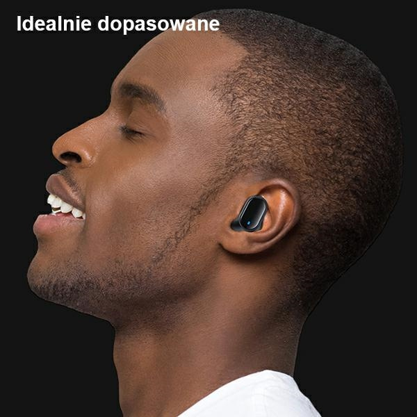 USAMS Headphones Bluetooth 5.1 TWS BH series wireless red/red BHUBH03