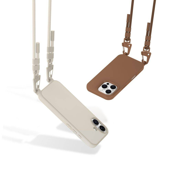 Etui TECH-PROTECT MAGNECKLACE MAGSAFE IPHONE 16 PRO MAX LATTE