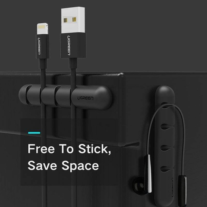 UGREEN organizador de cables 4 ranuras (2 piezas)