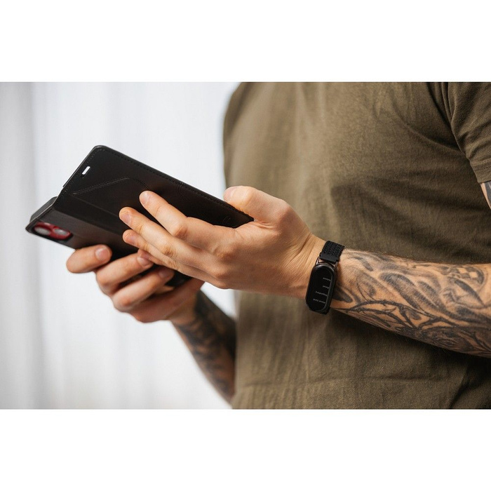 FORCELL F-PROTECT RFID Blocker Book kabura do IPHONE 13 Pro Max czarny