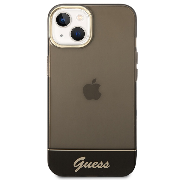 Case GUESS Apple iPhone 14 Plus Translucent Black Hardcase