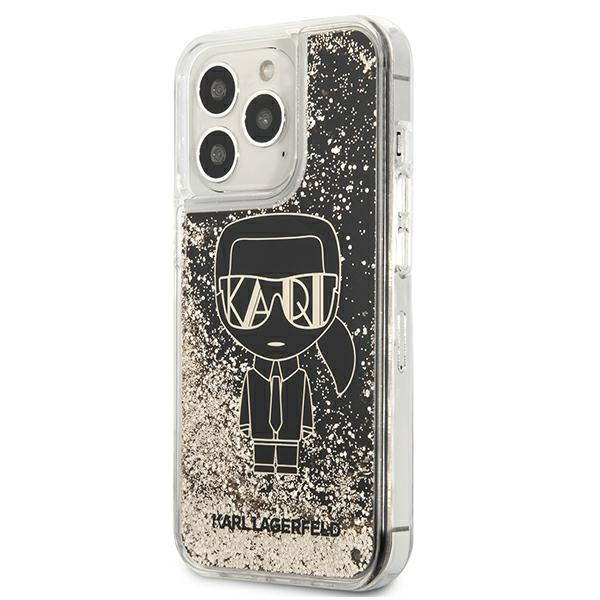 Karl Lagerfeld KLHCP13LLGGKBK iPhone 13 Pro/ 13 6.1 "black/black hardcase Liquid Glitter Gatsby