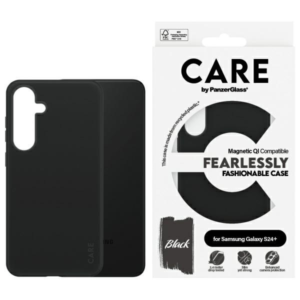 CARE by PanzerGlass Fashion QI Case Sam   S24+ czarny/black 1167