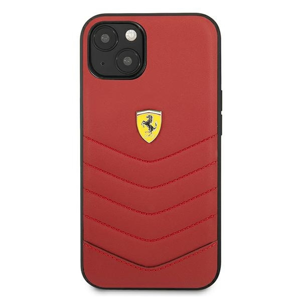 Cover FERRARI Apple iPhone 13 Off Track Quilted Red Hardcase