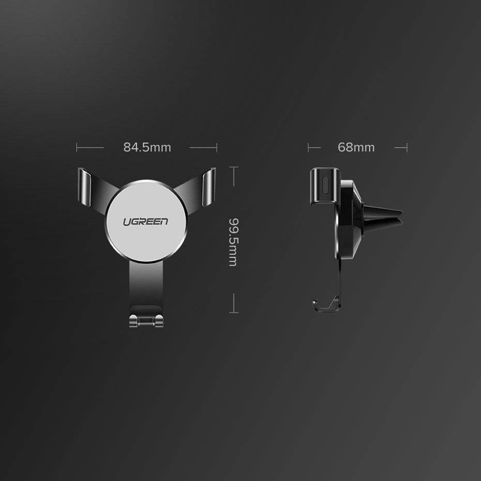 Ugreen gravity phone holder for air outlet gray (50564)