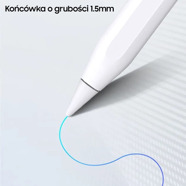 USAMS stylus magnetyczny Active Touch Sensitive Pen bílý/bílý ZB254DRB01 (US-ZB254)