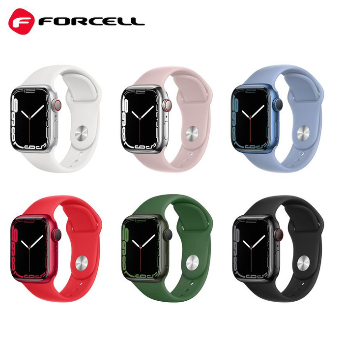 FORCELL F-DESIGN FA01 pasek do APPLE Watch 38 / 40 / 41 mm biały